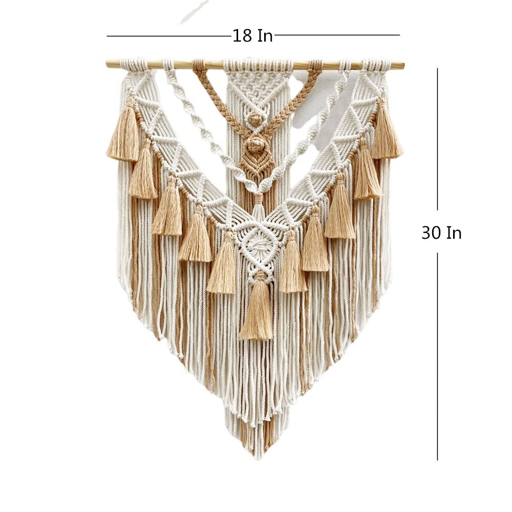 Macrame Muse – Handmade Classic Wall Hanging for Timeless Home Décor