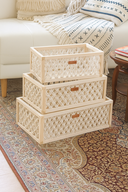 LoomNest Basket – Handcrafted Elegance for Your Garden & Balcony