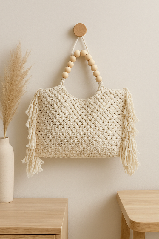 CottonNest Handbag – Handmade Elegance with a Sustainable Touch
